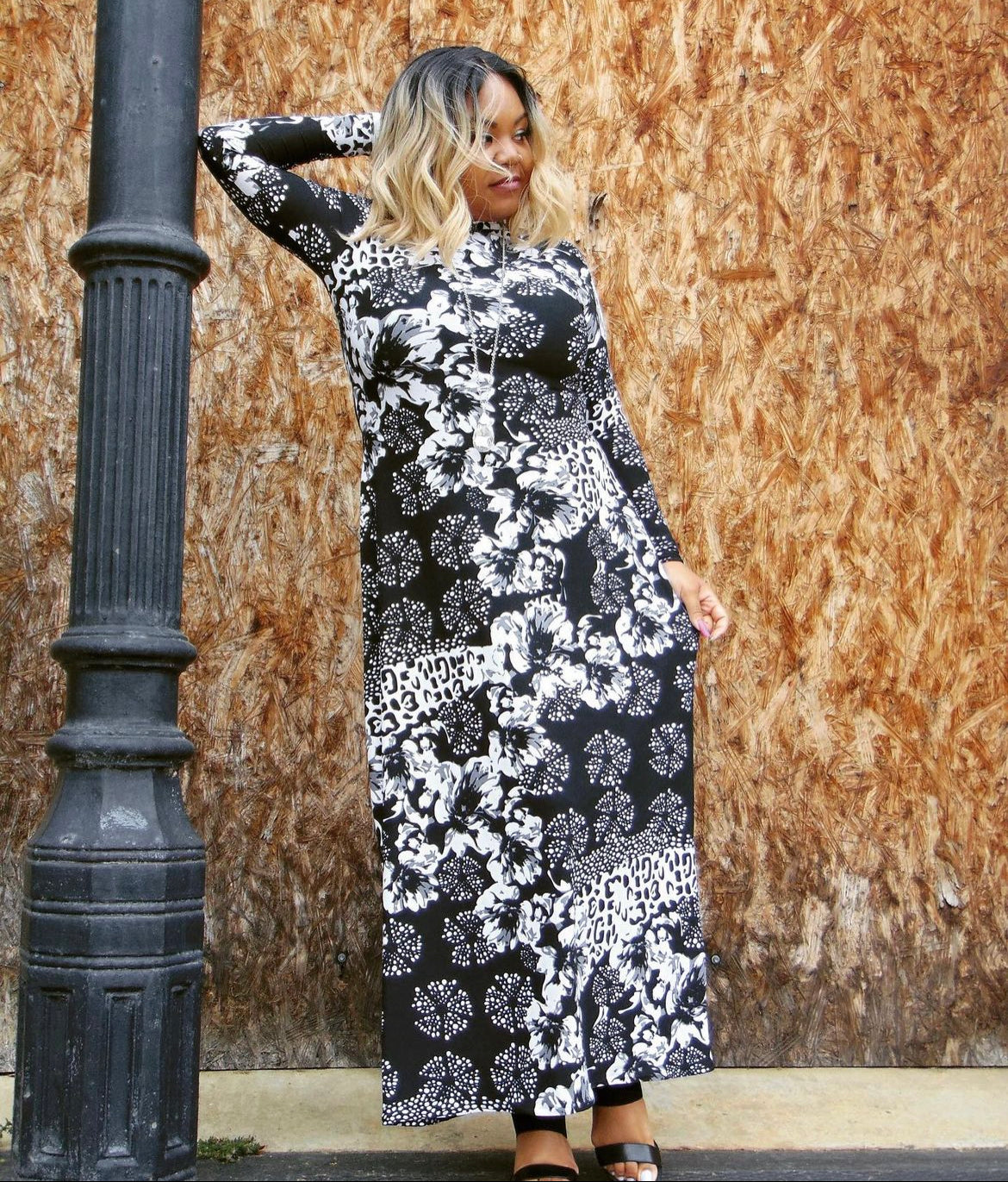 LJ Wild Orchid Couture Dress featuring a luxurious floral and animal print, elegant silhouette, and high-quality fabric, designed for sophisticated events.