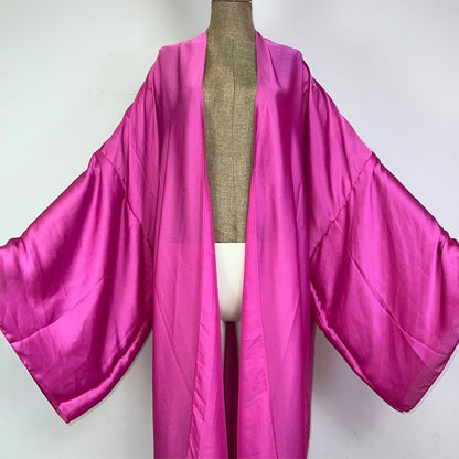 Magenta Silk Kimono