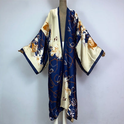 Enchanted Floral Swirls Kimono
