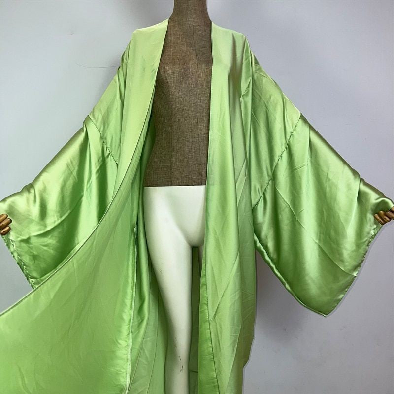 Mint Green Silk Kimono