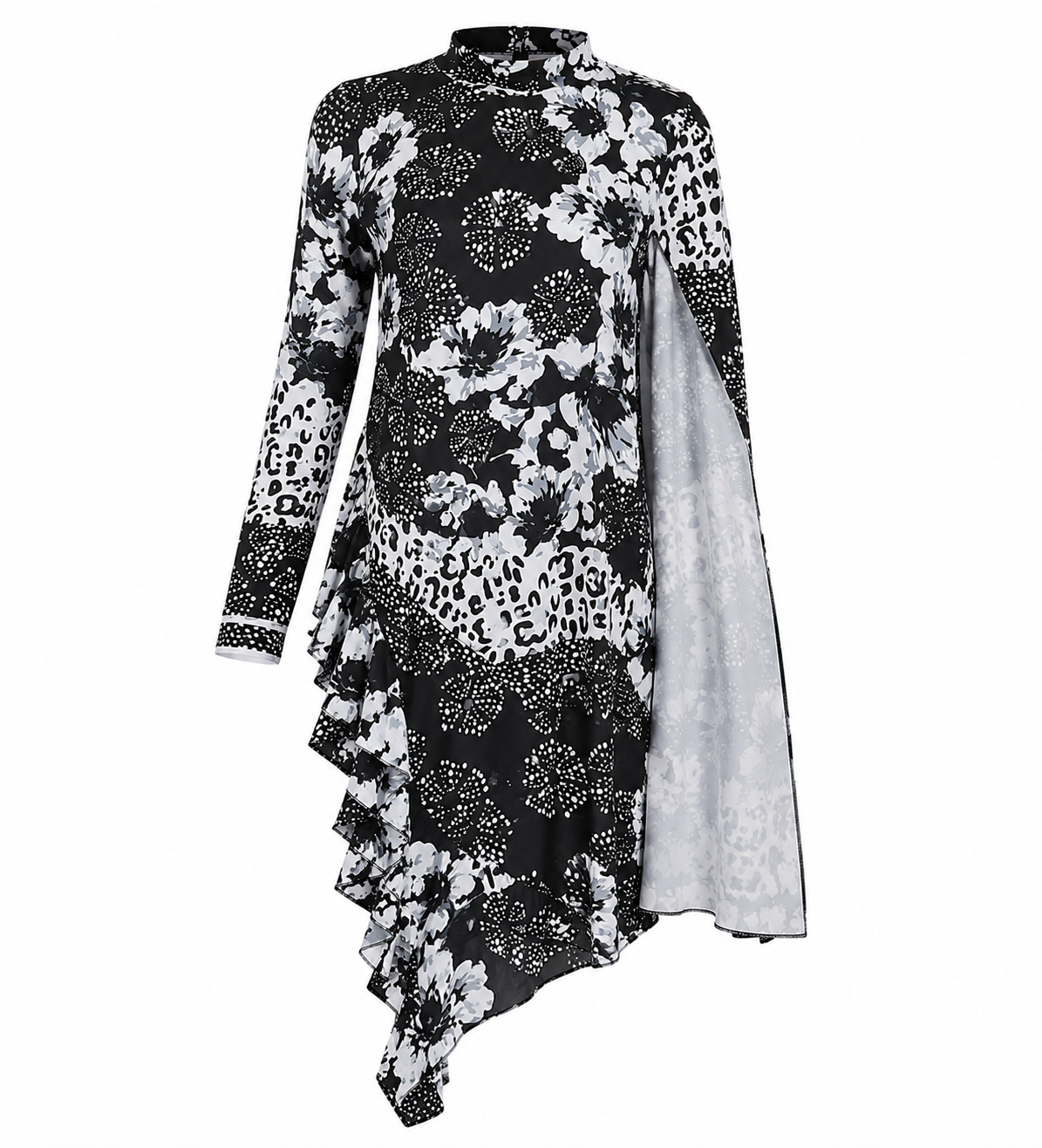 LJ Jungle Couture Asymmetrical Blouse