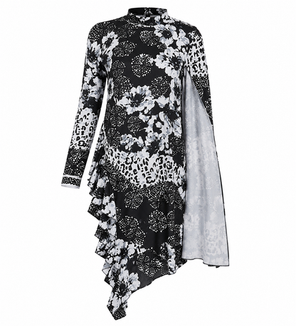 LJ Jungle Couture Asymmetrical Blouse