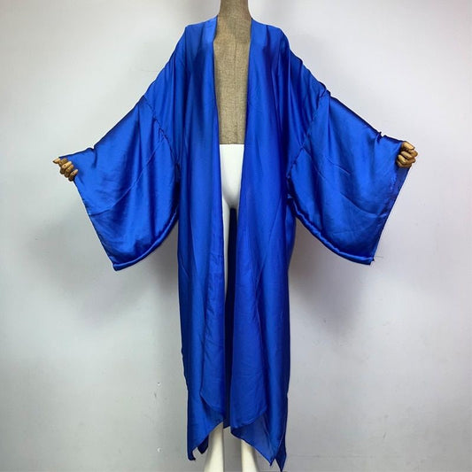Blue Silk Kimono