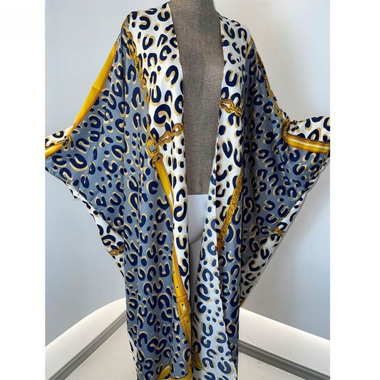 Golden Leopard Kimono