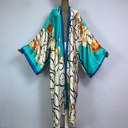 Enchanted Floral Swirls Kimono