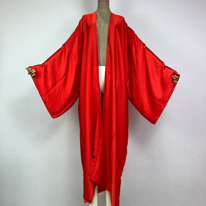 Red Silk Kimono