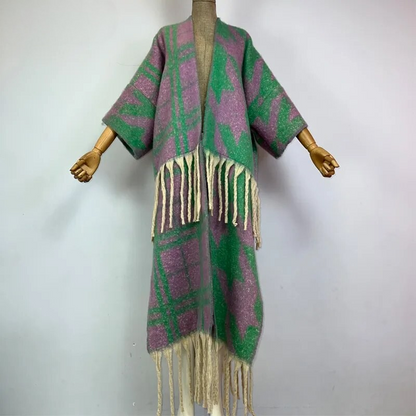 Timeless Tapestry Wool Kimono