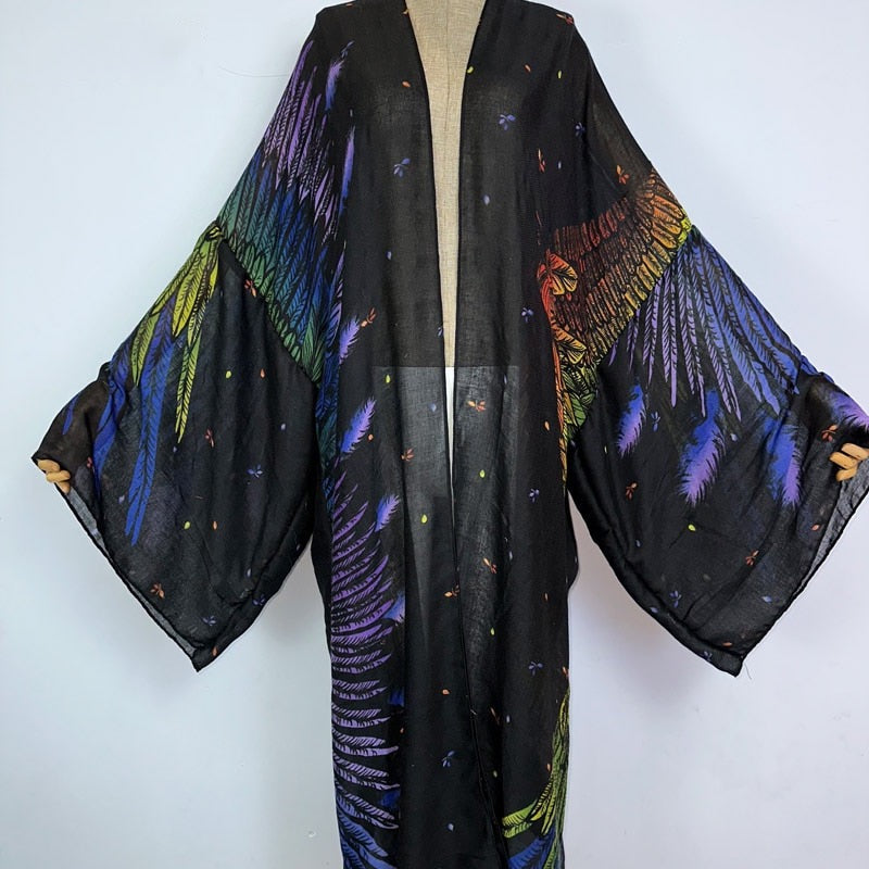 Night Sky Black Kimono