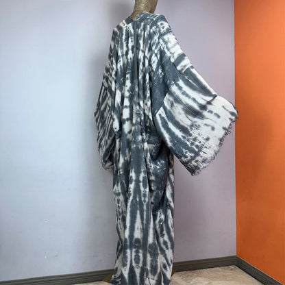 Linen Tie-dye Kimono