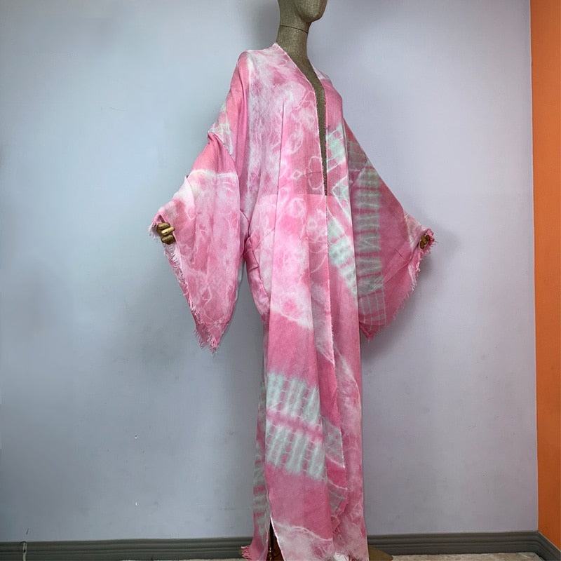Cotton Candy Tie-dye Kimono