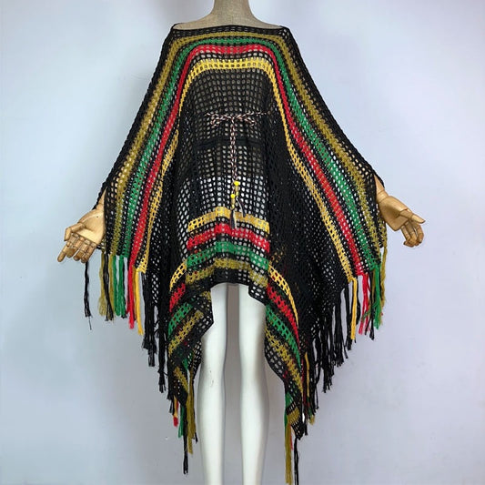 Reggae Crochet Cover Up Dress