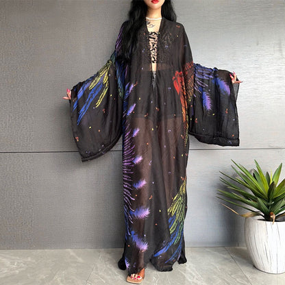 Night Sky Black Kimono