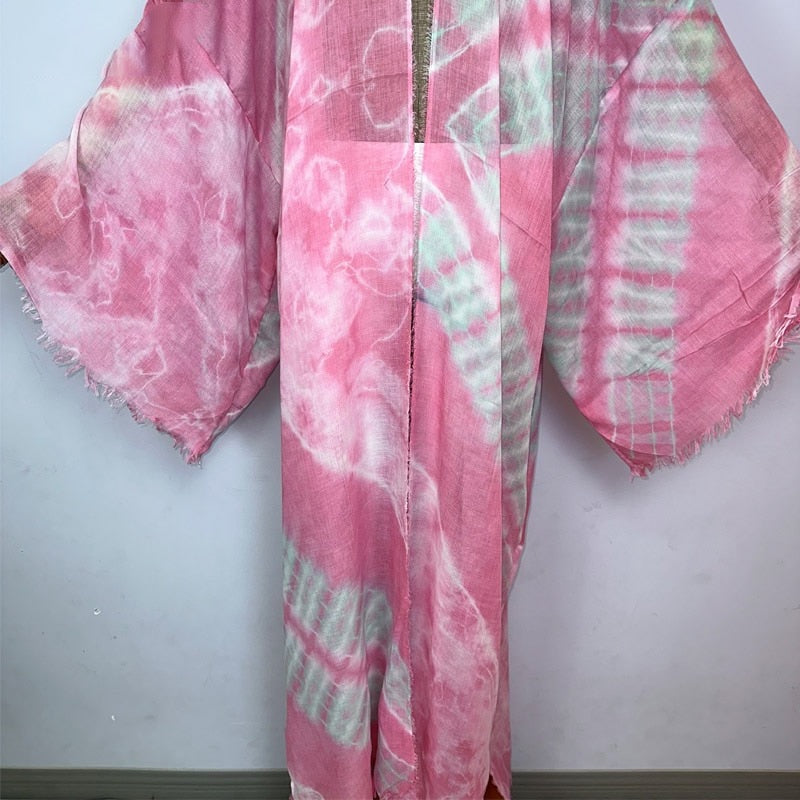 Cotton Candy Tie-dye Kimono