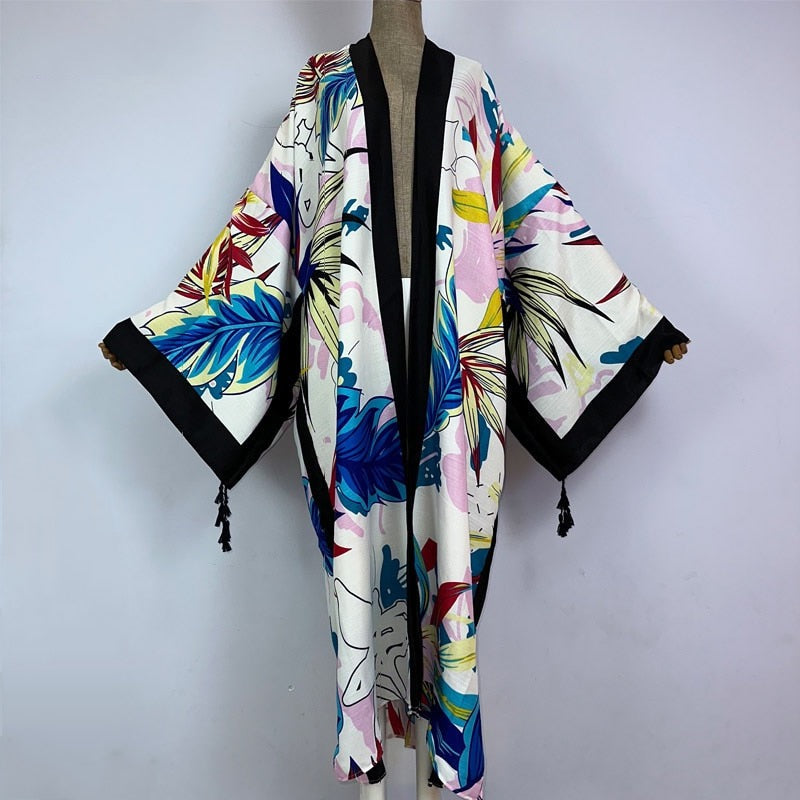 Caribbean Tropical Breeze Kimono