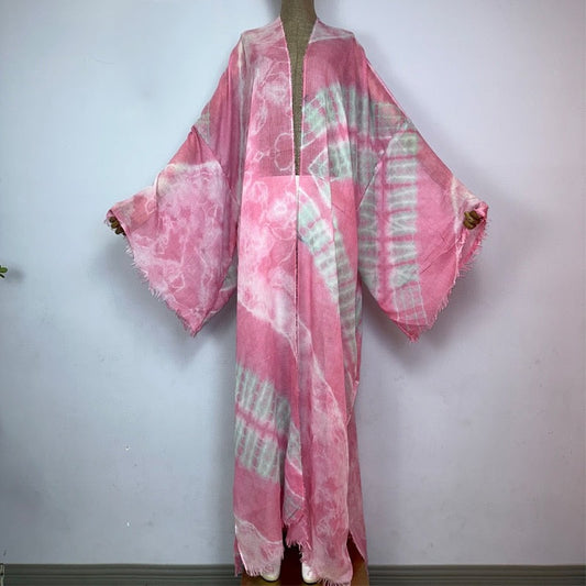 *FINAL SALE* Cotton Candy Tie-dye Kimono