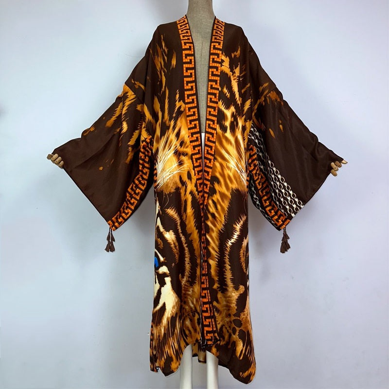 Sunset Panther Kimono