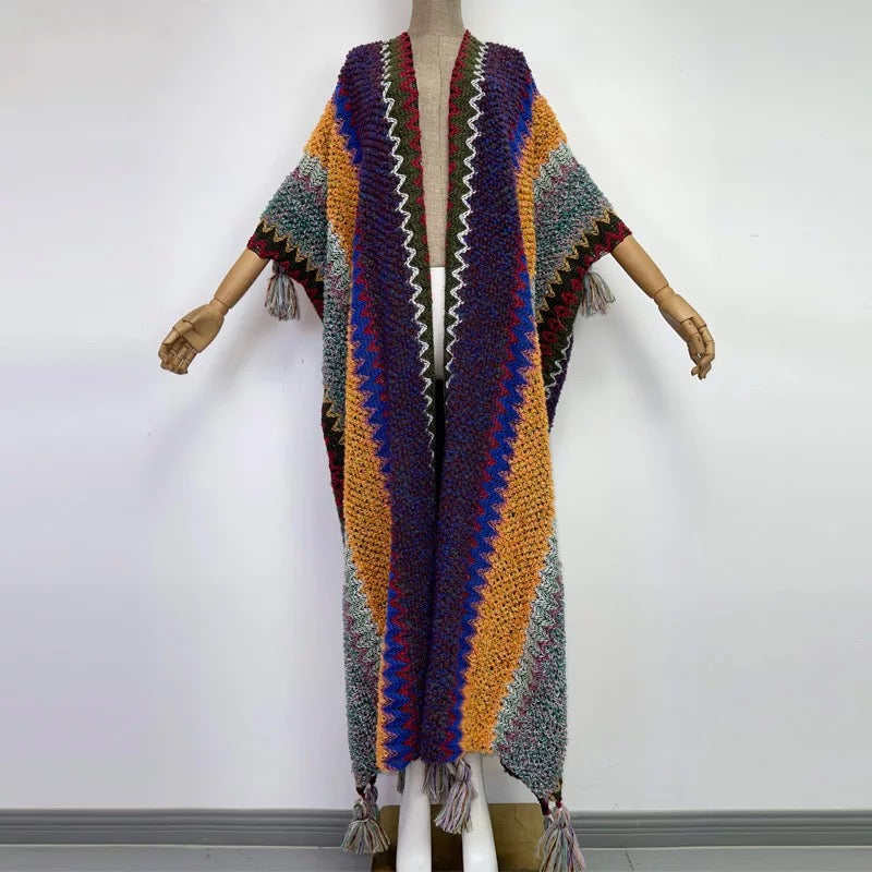 Knitted Sweater Kimono - Lashawn Janae