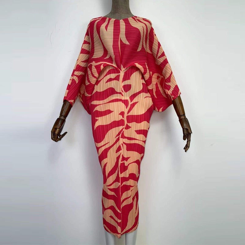 Seagrass Pleated Midi Dress (7375490252958)