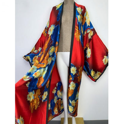 Scarlet Bloom Kimono - Lashawn Janae