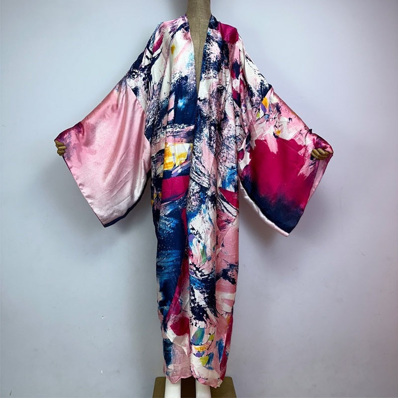 Vibrant Graffiti Kimono - Lashawn Janae