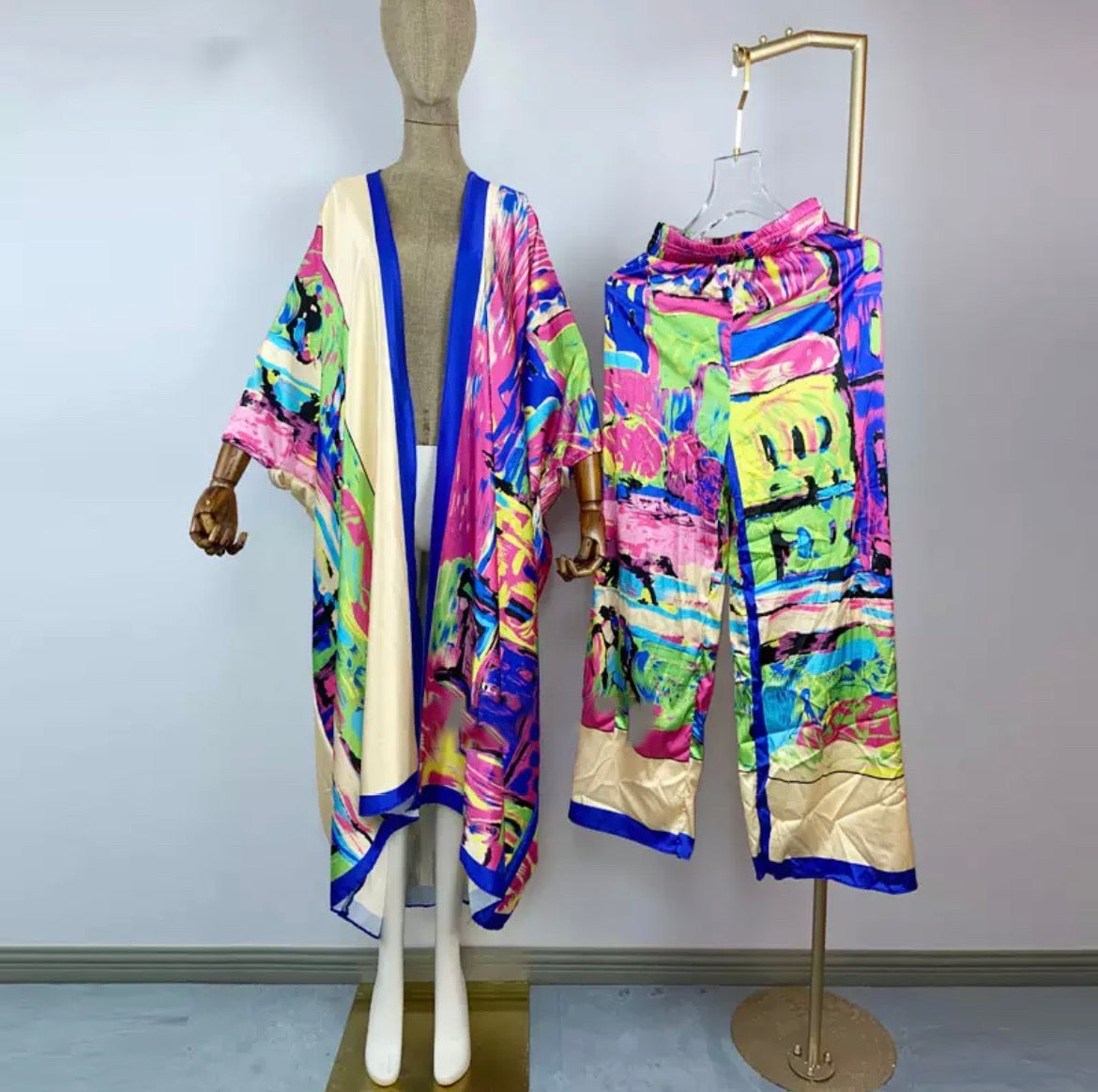 Art Show Kimono Set - Lashawn Janae (7228845129886)