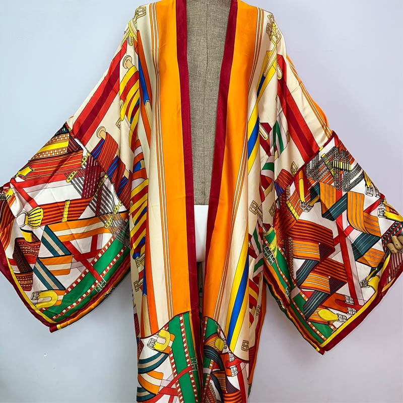 Vibrant Artistry Kimono - Lashawn Janae