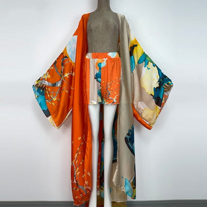All Inclusive Kimono & Short Set - Lashawn Janae (7260703293598)